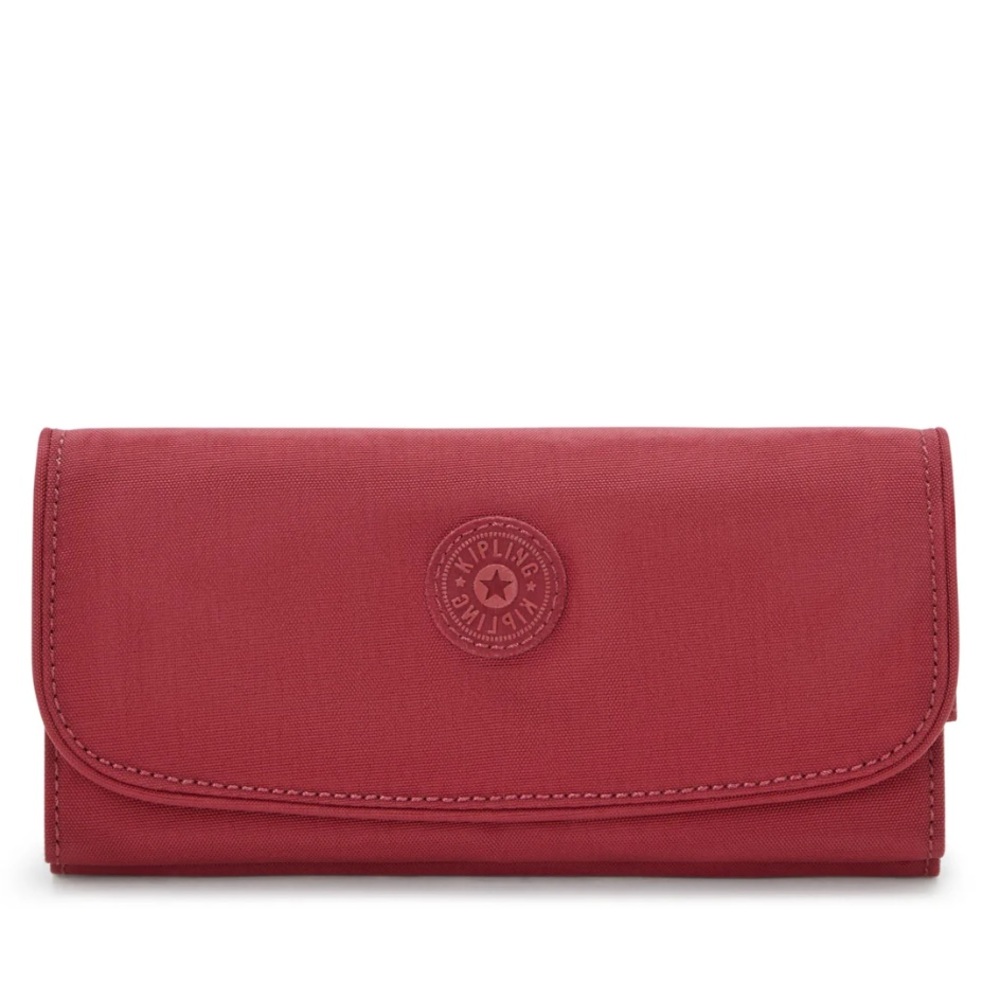 NEW KIPLING Money Land Funky Red Large Wallet